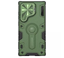 TPU+PC чохол Nillkin CamShield Armor Prop для Samsung Galaxy S24 Ultra Dark Green