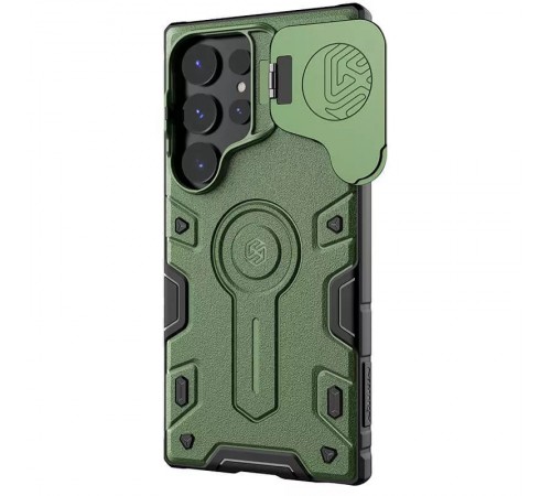 TPU+PC чохол Nillkin CamShield Armor Prop для Samsung Galaxy S24 Ultra Dark Green TPU+PC чохол Nillkin CamShield Armor Prop для Samsung Galaxy S24 Ultra Dark Green