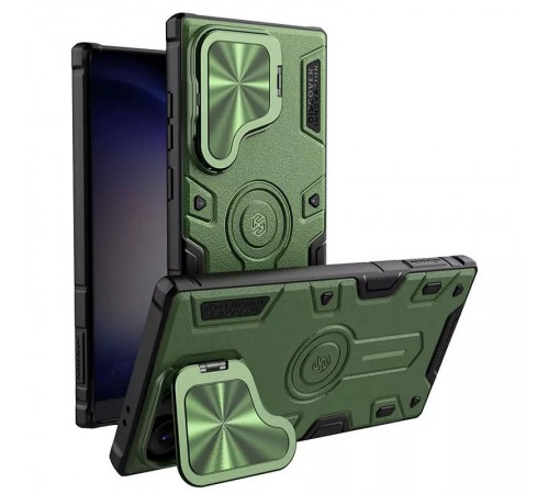TPU+PC чохол Nillkin CamShield Armor Prop для Samsung Galaxy S24 Ultra Dark Green TPU+PC чохол Nillkin CamShield Armor Prop для Samsung Galaxy S24 Ultra Dark Green