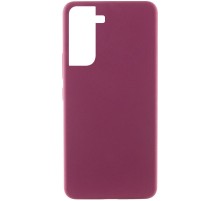 Чохол Silicone Cover Lakshmi (AAA) для Samsung Galaxy S21 FE Бордовий / Plum