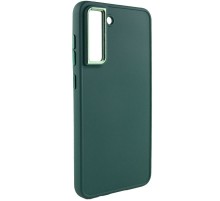 TPU чохол Bonbon Metal Style для Samsung Galaxy S24 Зелений / Pine green