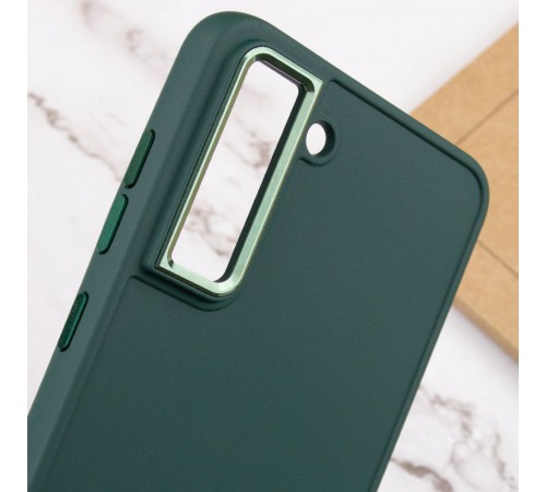 TPU чохол Bonbon Metal Style для Samsung Galaxy S24 Зелений / Pine green TPU чохол Bonbon Metal Style для Samsung Galaxy S24 Зелений / Pine green