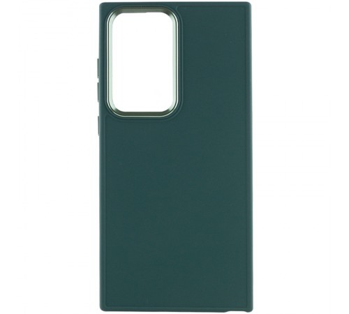 TPU чохол Bonbon Metal Style для Samsung Galaxy S24 Ultra Зелений / Pine green TPU чохол Bonbon Metal Style для Samsung Galaxy S24 Ultra Зелений / Pine green