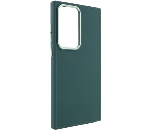 TPU чохол Bonbon Metal Style для Samsung Galaxy S24 Ultra Зелений / Pine green TPU чохол Bonbon Metal Style для Samsung Galaxy S24 Ultra Зелений / Pine green