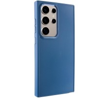 TPU чохол Bonbon Metal Style для Samsung Galaxy S24 Ultra Синій / Denim Blue