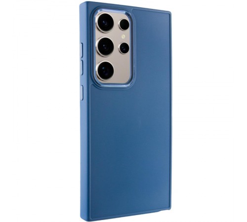 TPU чохол Bonbon Metal Style для Samsung Galaxy S24 Ultra Синій / Denim Blue TPU чохол Bonbon Metal Style для Samsung Galaxy S24 Ultra Синій / Denim Blue