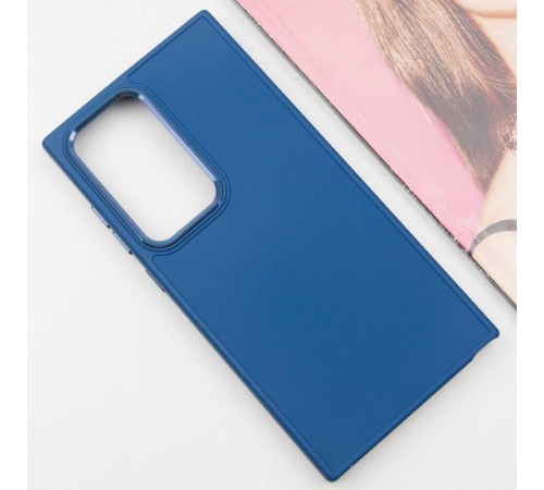 TPU чохол Bonbon Metal Style для Samsung Galaxy S24 Ultra Синій / Denim Blue TPU чохол Bonbon Metal Style для Samsung Galaxy S24 Ultra Синій / Denim Blue