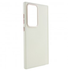 TPU чохол Bonbon Metal Style для Samsung Galaxy S24 Ultra Білий / White