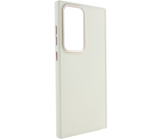 TPU чохол Bonbon Metal Style для Samsung Galaxy S24 Ultra Білий / White TPU чохол Bonbon Metal Style для Samsung Galaxy S24 Ultra Білий / White