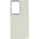 TPU чохол Bonbon Metal Style для Samsung Galaxy S24 Ultra Білий / White