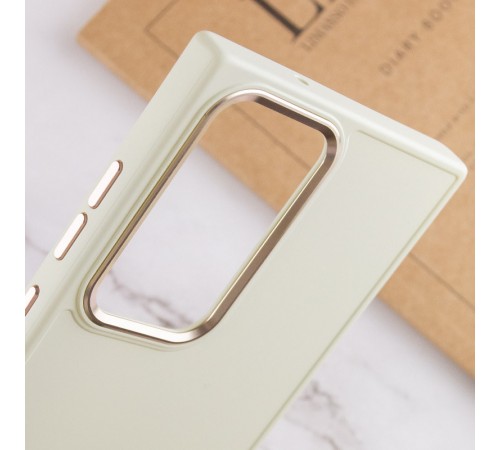 TPU чохол Bonbon Metal Style для Samsung Galaxy S24 Ultra Білий / White TPU чохол Bonbon Metal Style для Samsung Galaxy S24 Ultra Білий / White