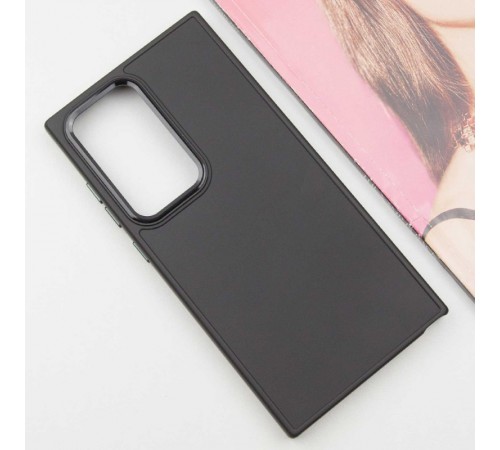 TPU чохол Bonbon Metal Style для Samsung Galaxy S24 Ultra Чорний / Black TPU чохол Bonbon Metal Style для Samsung Galaxy S24 Ultra Чорний / Black