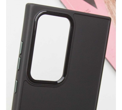TPU чохол Bonbon Metal Style для Samsung Galaxy S24 Ultra Чорний / Black TPU чохол Bonbon Metal Style для Samsung Galaxy S24 Ultra Чорний / Black