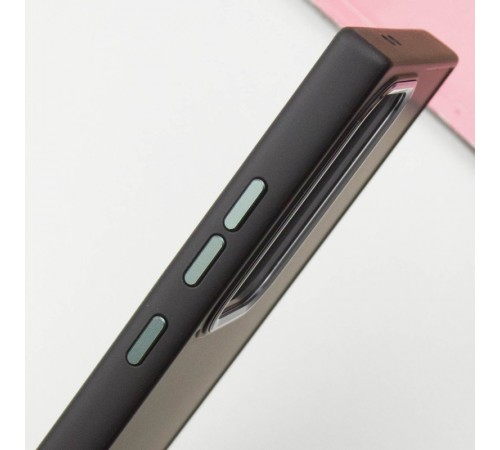 TPU чохол Bonbon Metal Style для Samsung Galaxy S24 Ultra Чорний / Black TPU чохол Bonbon Metal Style для Samsung Galaxy S24 Ultra Чорний / Black