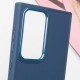 TPU чохол Bonbon Metal Style для Samsung Galaxy S24 Ultra Синій / Cosmos blue