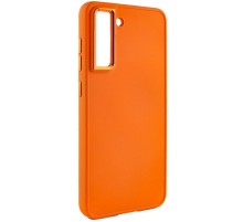 TPU чохол Bonbon Metal Style для Samsung Galaxy S24+ Помаранчевий / Papaya