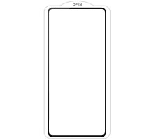 Захисне скло SKLO 5D (тех.пак) для Realme 11 4G Чорний / Біла підкладка