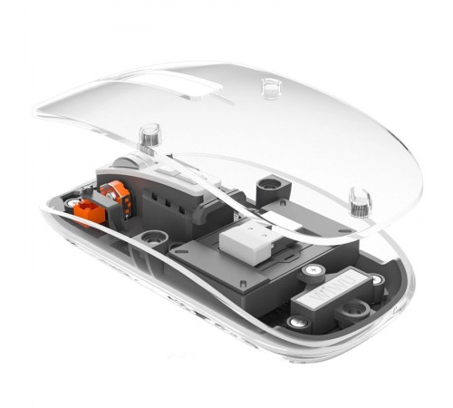 Бездротова миша WIWU Crystal WM105 Dual bluetooth+2.4G Grey Бездротова миша WIWU Crystal WM105 Dual bluetooth+2.4G Grey