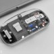 Бездротова миша WIWU Crystal WM105 Dual bluetooth+2.4G Grey