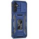 Ударостійкий чохол Camshield Army Ring для Samsung Galaxy S24+ Синій / Navy