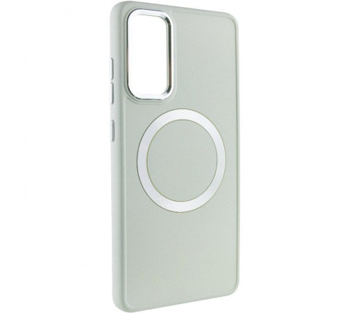 TPU чохол Bonbon Metal Style with MagSafe для Samsung Galaxy S24 Білий / White TPU чохол Bonbon Metal Style with MagSafe для Samsung Galaxy S24 Білий / White