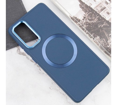 TPU чохол Bonbon Metal Style with MagSafe для Samsung Galaxy S24+ Синій / Cosmos Blue TPU чохол Bonbon Metal Style with MagSafe для Samsung Galaxy S24+ Синій / Cosmos Blue