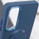 TPU чохол Bonbon Metal Style with MagSafe для Samsung Galaxy S24+ Синій / Cosmos Blue
