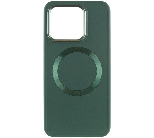 TPU чохол Bonbon Metal Style with MagSafe для Xiaomi 14 Зелений / Army Green TPU чохол Bonbon Metal Style with MagSafe для Xiaomi 14 Зелений / Army Green