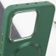 TPU чохол Bonbon Metal Style with MagSafe для Xiaomi 14 Зелений / Army Green