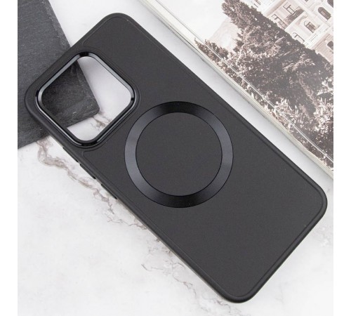 TPU чохол Bonbon Metal Style with MagSafe для Xiaomi 14 Чорний / Black TPU чохол Bonbon Metal Style with MagSafe для Xiaomi 14 Чорний / Black