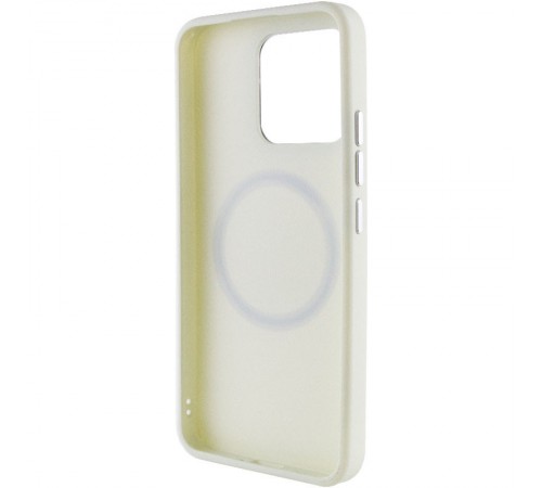 TPU чохол Bonbon Metal Style with MagSafe для Xiaomi 14 Білий / White TPU чохол Bonbon Metal Style with MagSafe для Xiaomi 14 Білий / White
