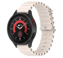 Ремінець Ocean Band для Smart Watch 20mm Бежевий / Antigue White