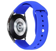 Силіконовий ремінець Sport для Smart Watch 20mm Синій / Capri Blue Силіконовий ремінець Sport для Smart Watch 20mm Синій / Capri Blue