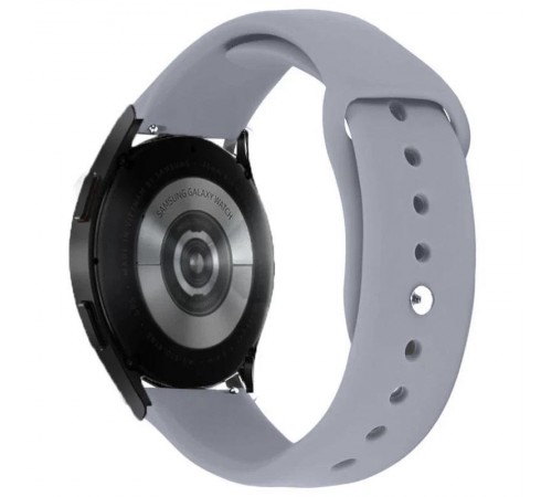 Силіконовий ремінець Sport для Smart Watch 20mm Сірий / Gray