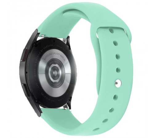 Силіконовий ремінець Sport для Smart Watch 22mm Бірюзовий / Light Turquoise