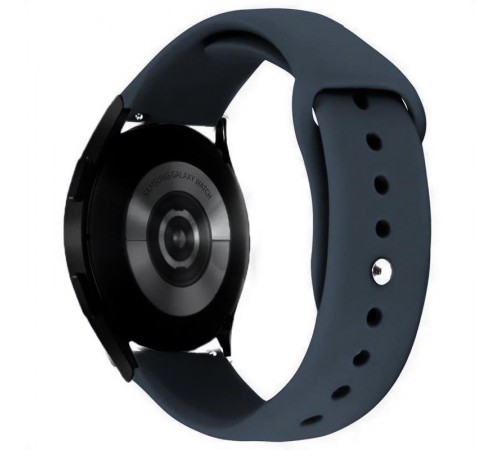 Силіконовий ремінець Sport для Smart Watch 22mm Сірий / Dark Gray