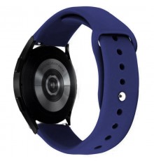 Силіконовий ремінець Sport для Smart Watch 22mm Синій / Deep navy