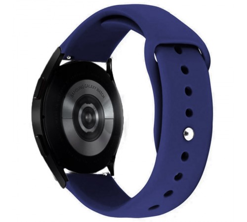 Силіконовий ремінець Sport для Smart Watch 22mm Синій / Deep navy Силіконовий ремінець Sport для Smart Watch 22mm Синій / Deep navy