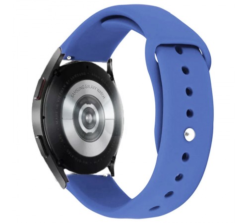Силіконовий ремінець Sport для Smart Watch 22mm Синій / Royal blue Силіконовий ремінець Sport для Smart Watch 22mm Синій / Royal blue
