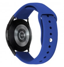 Силіконовий ремінець Sport для Smart Watch 22mm Синій / Shiny blue