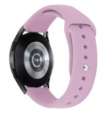 Силіконовий ремінець Sport для Smart Watch 22mm Бузковий / Light purple