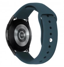 Силіконовий ремінець Sport для Smart Watch 22mm Темно-синій / Midnight blue