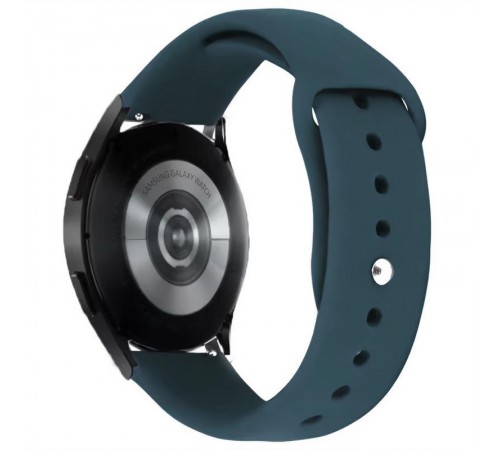 Силіконовий ремінець Sport для Smart Watch 22mm Темно-синій / Midnight blue