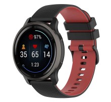 Ремінець Ribby для Smart Watch 20mm Black / Red Ремінець Ribby для Smart Watch 20mm Black / Red
