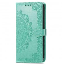 Шкіряний чохол-книжка Art Case з візитницею для Xiaomi Redmi Note 13 5G Бірюзовий