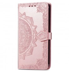 Шкіряний чохол-книжка Art Case з візитницею для Xiaomi Redmi Note 13 5G Рожевий