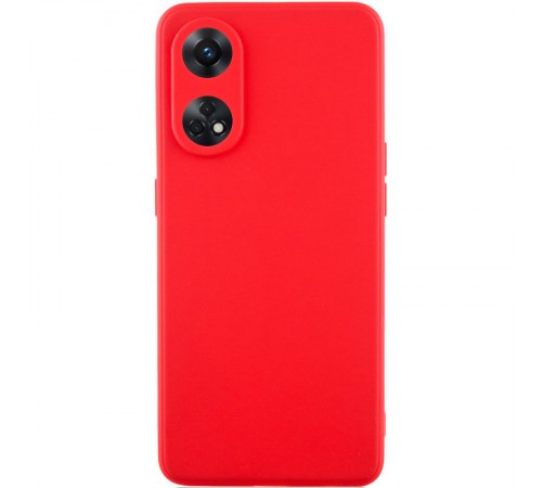Силіконовий чохол Candy Full Camera для Oppo Reno 8 T 4G Червоний / Red Силіконовий чохол Candy Full Camera для Oppo Reno 8 T 4G Червоний / Red