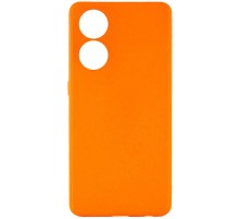 Силіконовий чохол Candy Full Camera для Oppo Reno 8 T 4G Помаранчевий / Light Orange