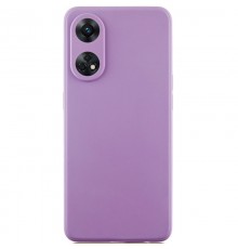 Силіконовий чохол Candy Full Camera для Oppo Reno 8 T 4G Бузковий / Dasheen