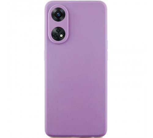 Силіконовий чохол Candy Full Camera для Oppo Reno 8 T 4G Бузковий / Dasheen Силіконовий чохол Candy Full Camera для Oppo Reno 8 T 4G Бузковий / Dasheen